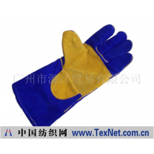 广州市源洋贸易有限公司 -牛二层皮电焊手套